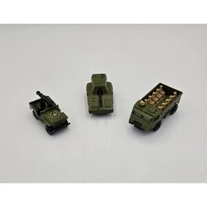 Lot‎ Of 3 Vintage Matchbox Military Vehicles Superfast Rolamatics 1976